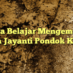 Jasa Belajar Mengemudi Satria Jayanti Pondok Kelapa