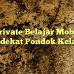 Private Belajar Mobil Terdekat Pondok Kelapa