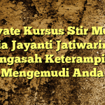 Private Kursus Stir Mobil Satria Jayanti Jatiwaringin: Mengasah Keterampilan Mengemudi Anda